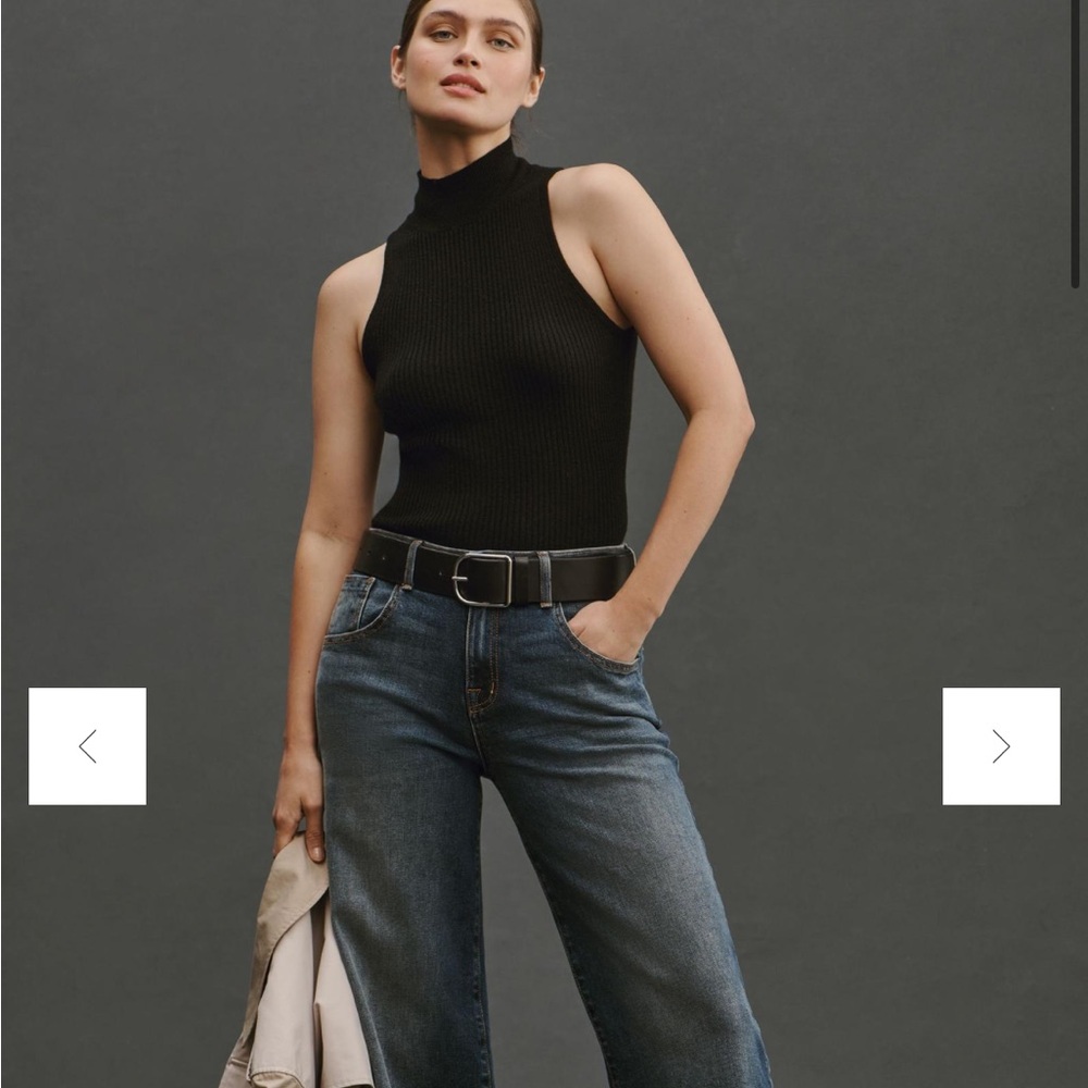 NWT REFORMATION FARRAH CASHMERE TURTLENECK TANK in Size S